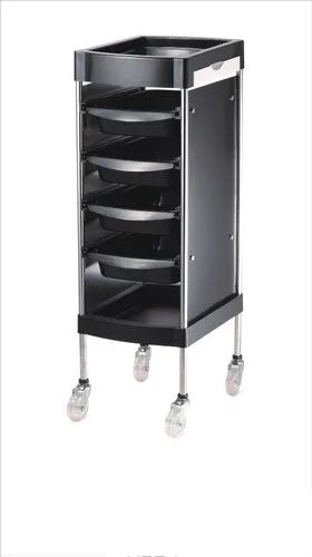 Black Salon Trolley, Size : 33 x 18 x 18 Inch