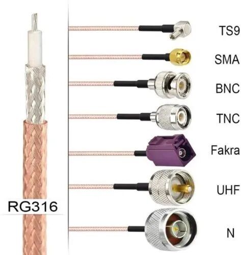 Solid Teflon RF Feeder Cable