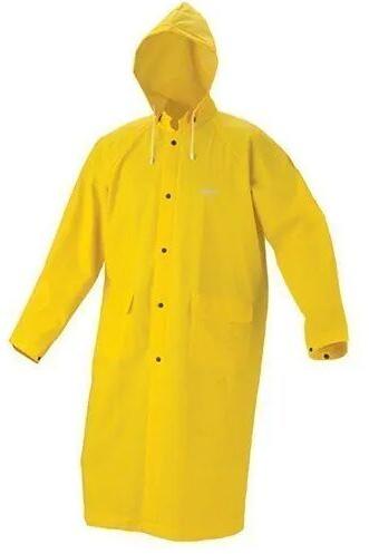 V4you Plain PVC Raincoat, Gender : Unisex