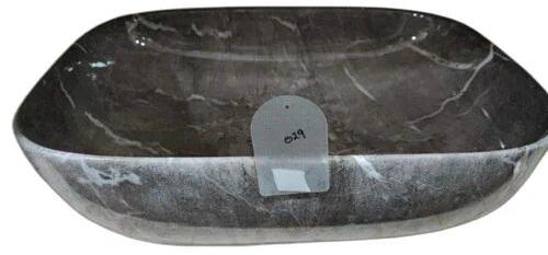 Rectangle Ceramic Wash Basin, Color : Brown