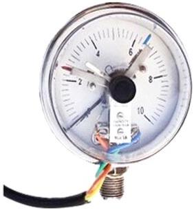 Mild Steel Pneumatic Pressure Gauge, for Industrial, Connection : New