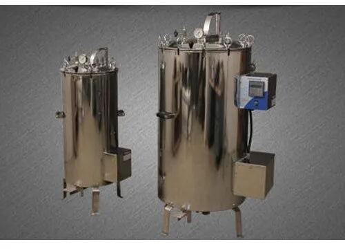 Stainless Steel SS Laboratory Autoclave, for Hospital, Shape : Vertical