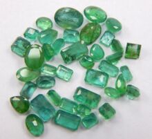 Emerald gemstone for rings