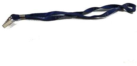 Polyester Printed ID Card Lanyard, Color : Blue