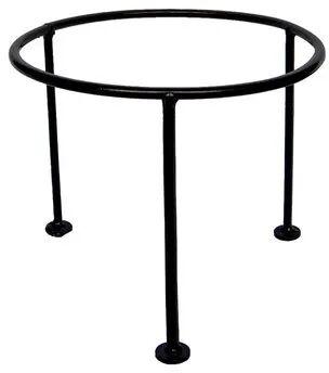 Livewell Green Black MS Iron Hollow Ring Stand