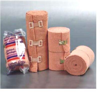 Cotton Crepe Bandage, for Home, Clinical, Color : Orange