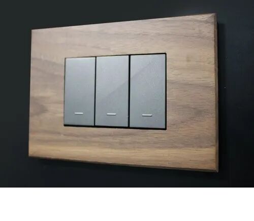 Plastic Modular Switches, Color : Shadow black