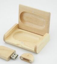 Engraved Wooden USB Case