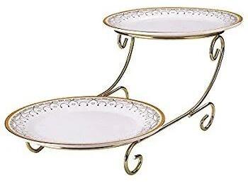 Iron Plate Stand, Color : Silver