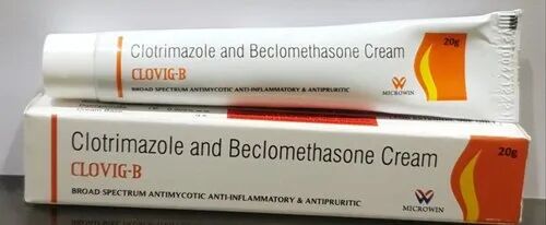 Clotrimazole And Beclomethasone Cream, Packaging Size : 20 gm