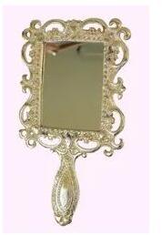 Rectangular Silver Designer Mirror