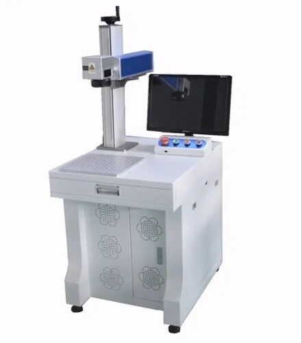 White Red Fiber Laser Marking Machine, for Industrial, Voltage : 240 V
