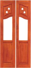 Wooden pooja door, for Home, Office, Open Style : Folding