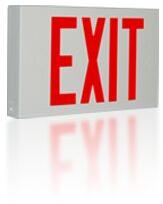 Contractor Grade Thermoplastic LED Exits Signs