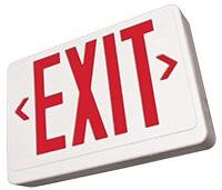 Contractor Grade Thermoplastic LED Exits Signs