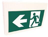Running Man Plastic LED Exit Sign