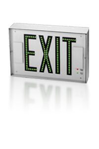 Steel Direct-View LED Exit