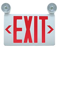 Ultra Compact LED Exit Combo Sign