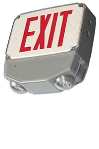 Wet Location LED Exit Combo Sign