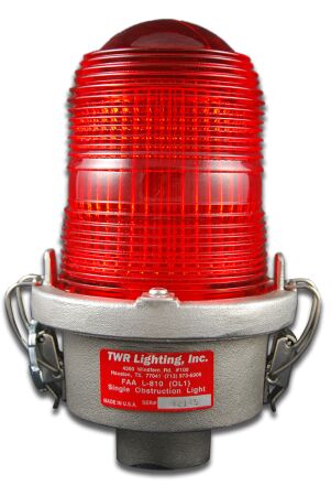 Red Incandescent Obstruction Light