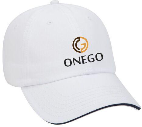 Onego Cotton Cap, Color : White