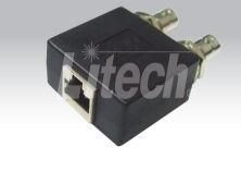 BALUN BOX PANEL MOUNT DOUBLE BNC FEMALE