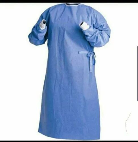 SHAIVI CARE Non Woven 100 gm Disposable Surgical Gowns, Size : Large
