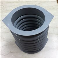Sifter Conductive Corrugated Silicone Bellow