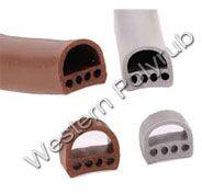 Extruded rubber D seal