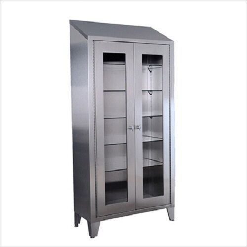 Stainless Steel Instrument Cabinet, Color : Silver