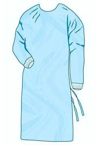 Surgical gown, Size : Free