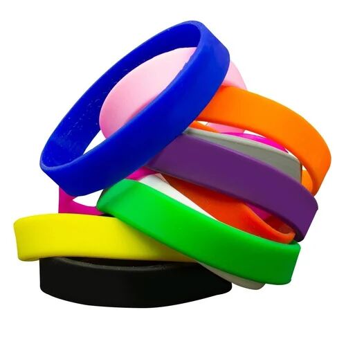 Avitech Rubber Multicolor Silicon Wristbands