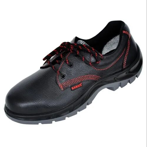 Leather Karam Safety Shoe, Size : 5-12
