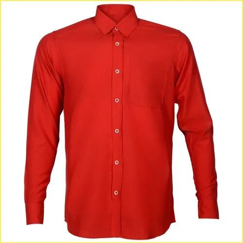 Unibest Plain Polyester Cotton Blended Office Wear Shirt, Size : S-4XL