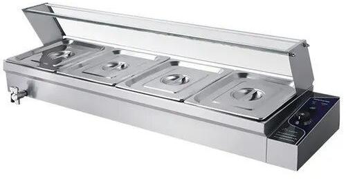 Stainless Steel Bain Marie, Size : 1185*350*340 mm (LXWXH)