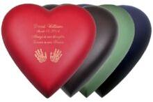 Customizable Brass Heart Urn, Color : Multi-color