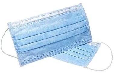 Disposable 3 Ply Surgical Mask, for Medical Purpose, Industrial Safety, Anti Pollution, Color : LIGHT BLUE