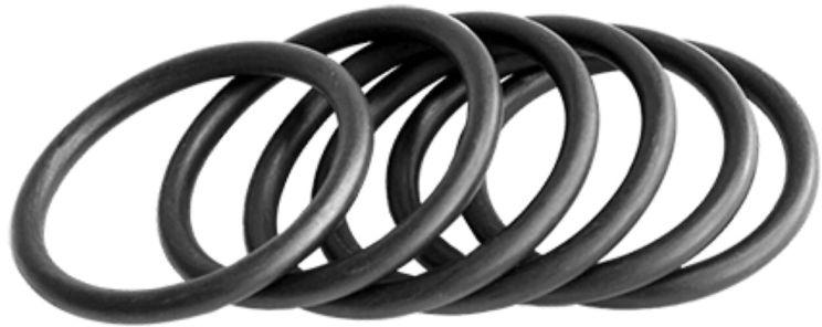 Dark Black VinCork Nitrile Butadene Rubber O-ring, for Electrical Automotive Industry, Certification : ISO