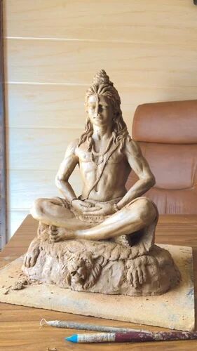 Golden Mahadev Marble Statue, Size : 2 inch