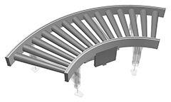 Bend roller conveyor
