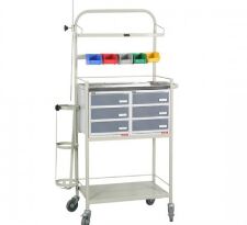 Hospital Dressing Trolley, Size : 940 mm x 490 mm x 1535 mm