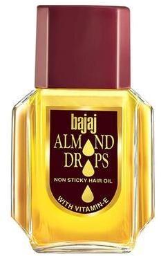 Bajaj Almond Hair Oil, Packaging Type : Glass Bottle