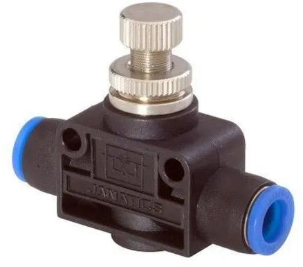 Brass Nylone Polished Flow Control Valve