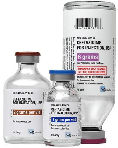 Ceftazidime Sulbactam Injection, Packaging Size : single vial