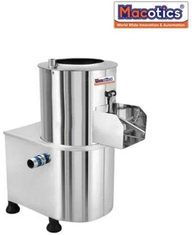 Macotics Stainless Steel Potato Peeler Machine, For Commercial, Voltage : 220 V