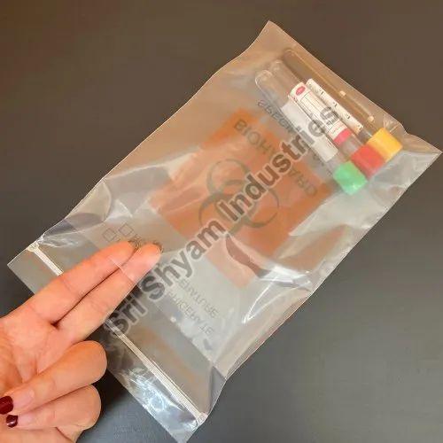 51 Micron Zip Lock Bag, for Courier, Carry Capacity : 2kg