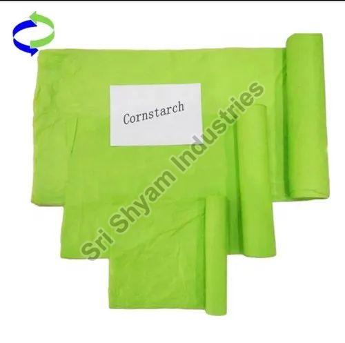 Corn Starch Bag, For Industrial Purpose, Medical Waste, Grocery Pouch