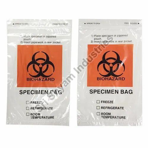 Specimen Tamper Proof Bags