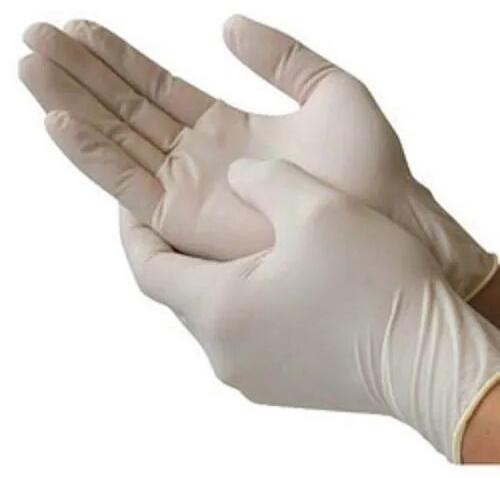 Plain latex examination gloves, Packaging Type : Packet
