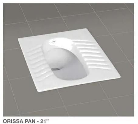 Ceramic Orissa Pan, Color : White
